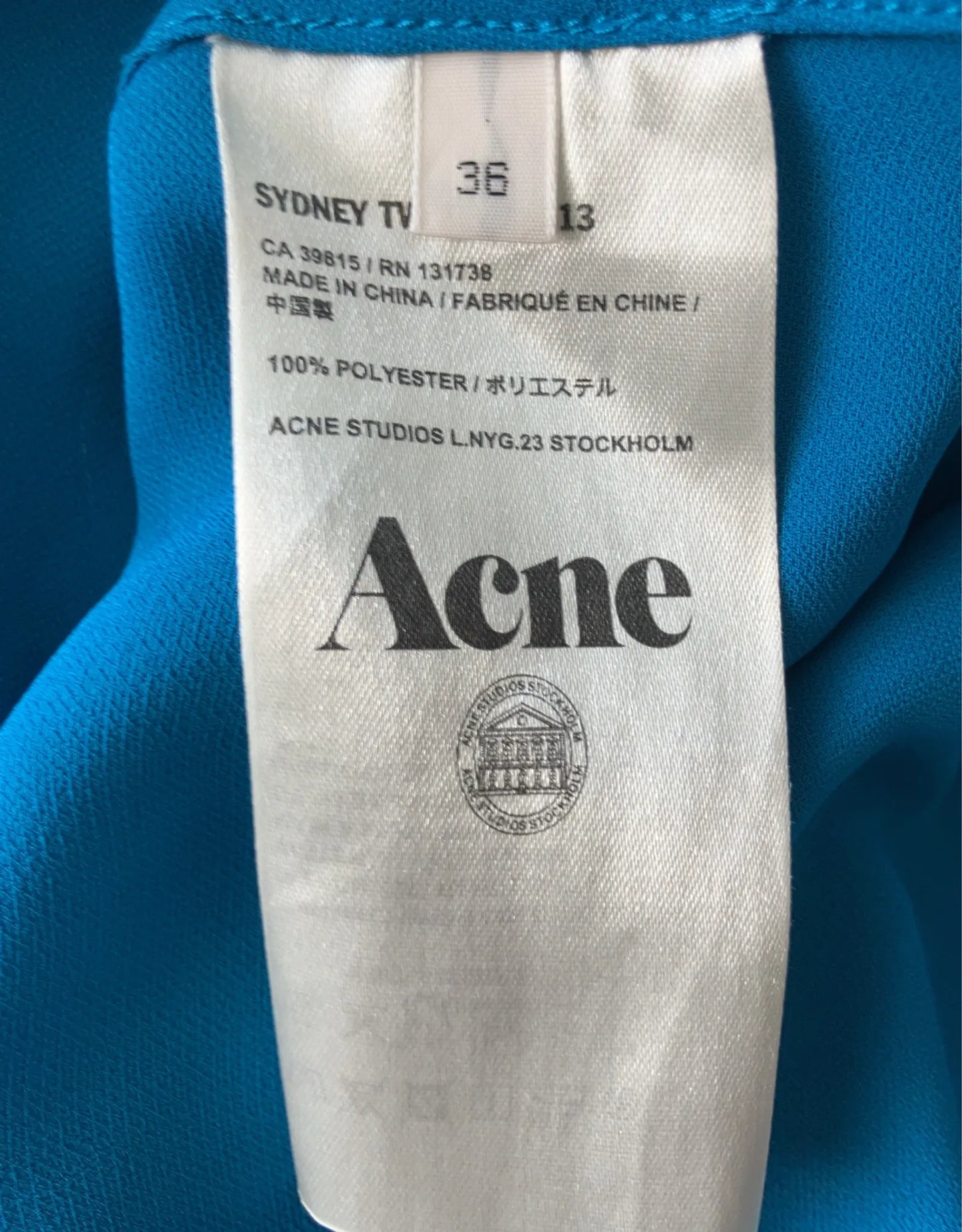 Acne Studios Sydney Shirt