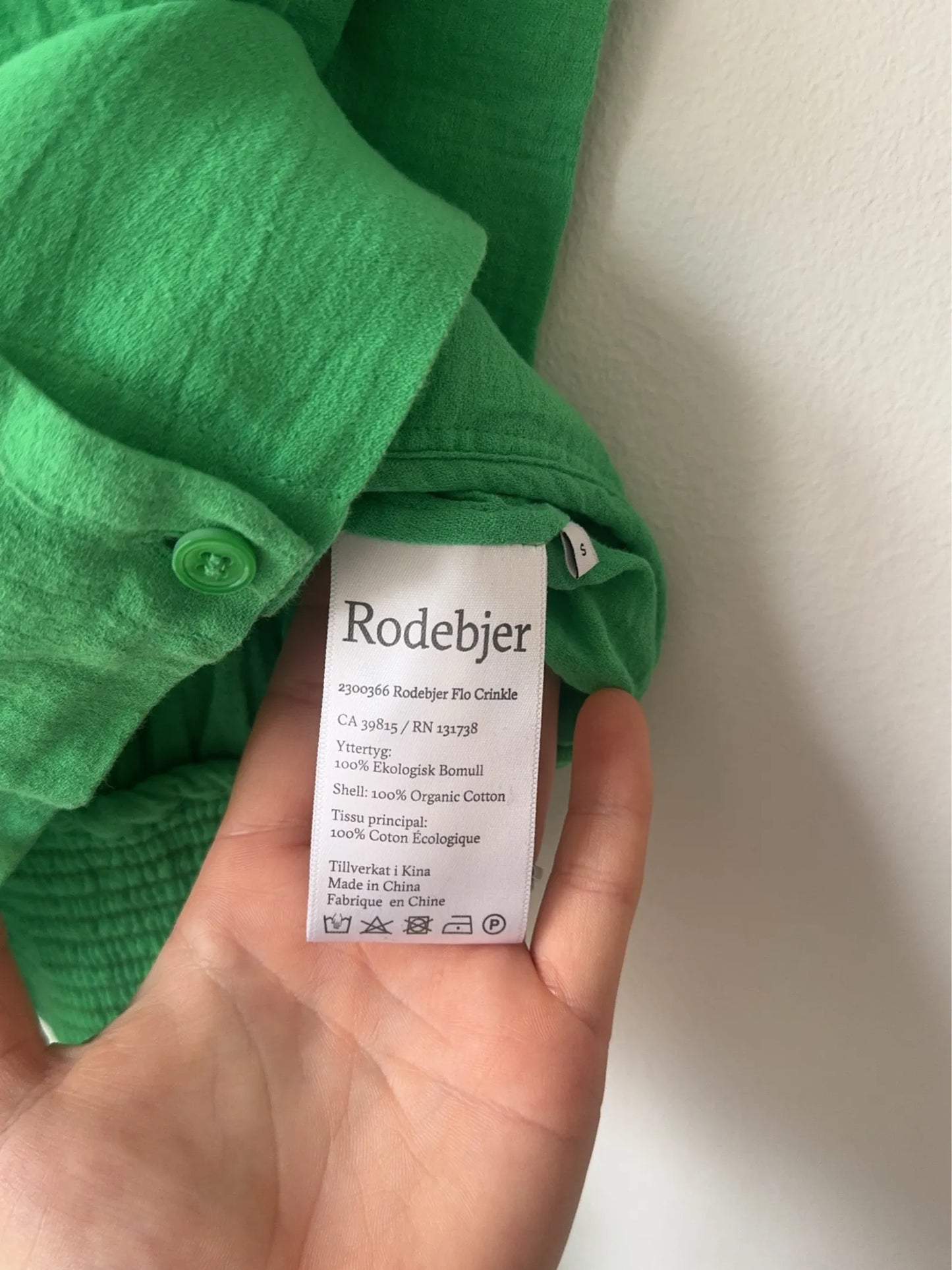 Rodebjer Flo Crinkle-blus