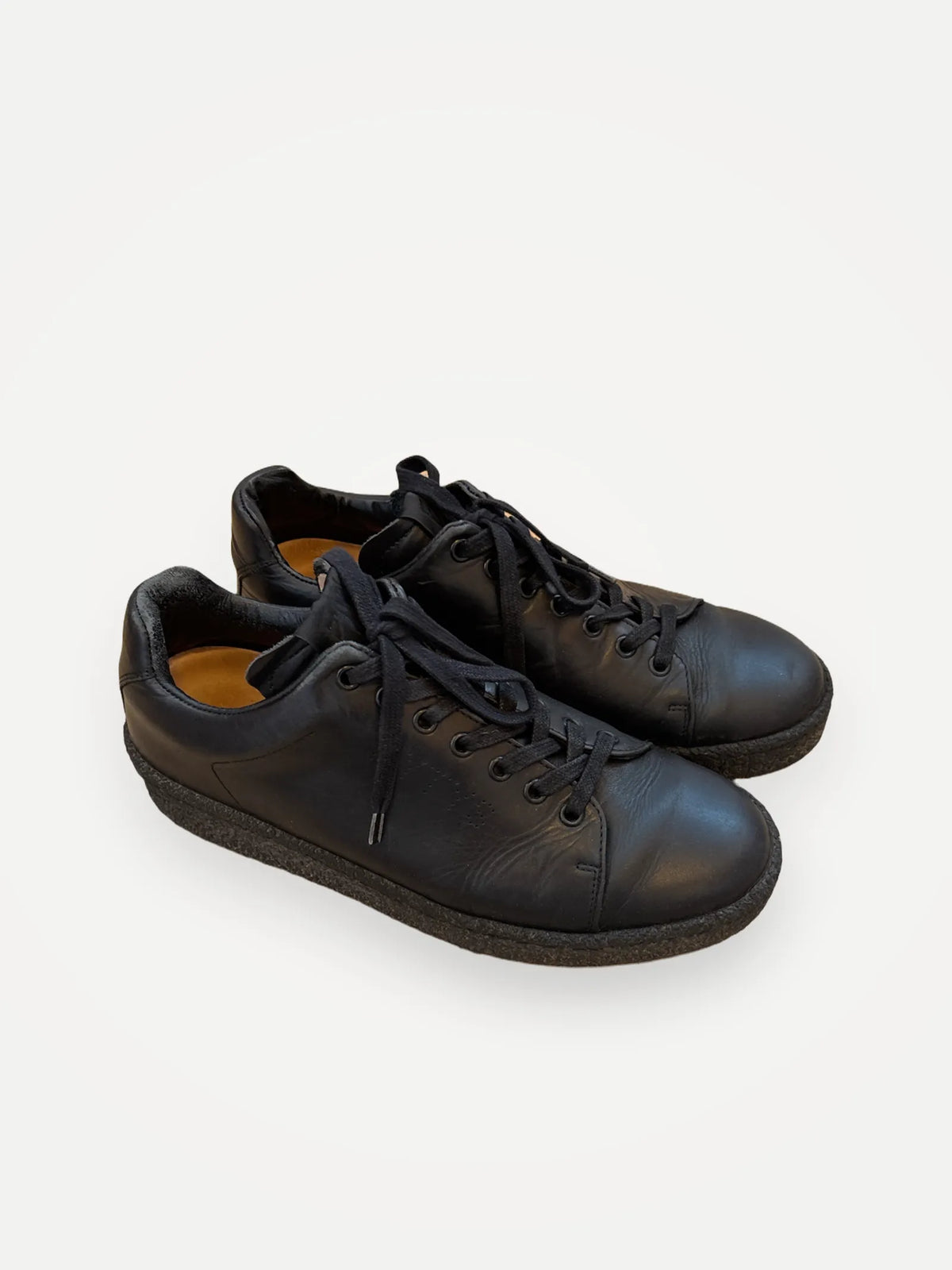 Eytys Ace Leather Black-skinnsneakers