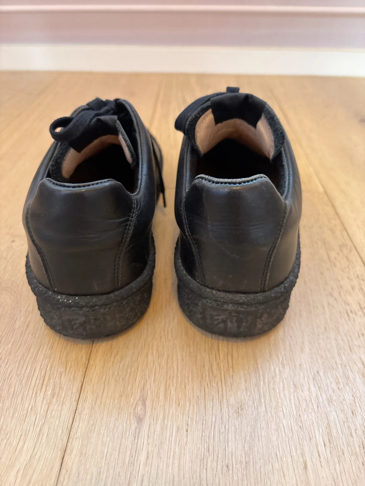 Eytys Ace Leather Black-skinnsneakers