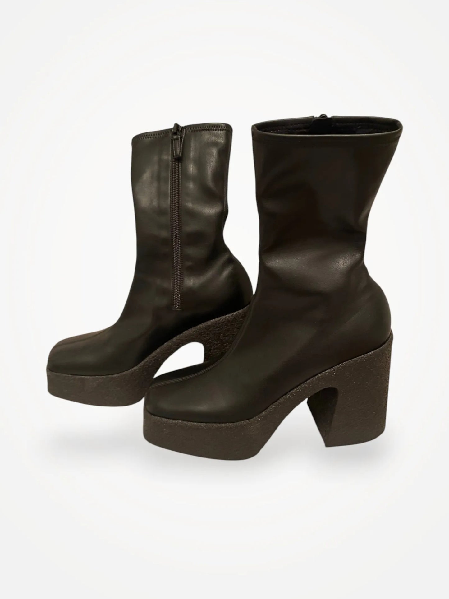Stella Mccartney Skyla Chunky Platform Ankle-skinnboots