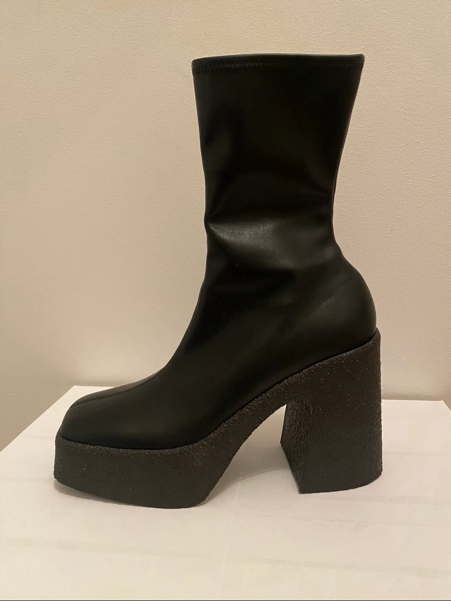 Stella Mccartney Skyla Chunky Platform Ankle-skinnboots