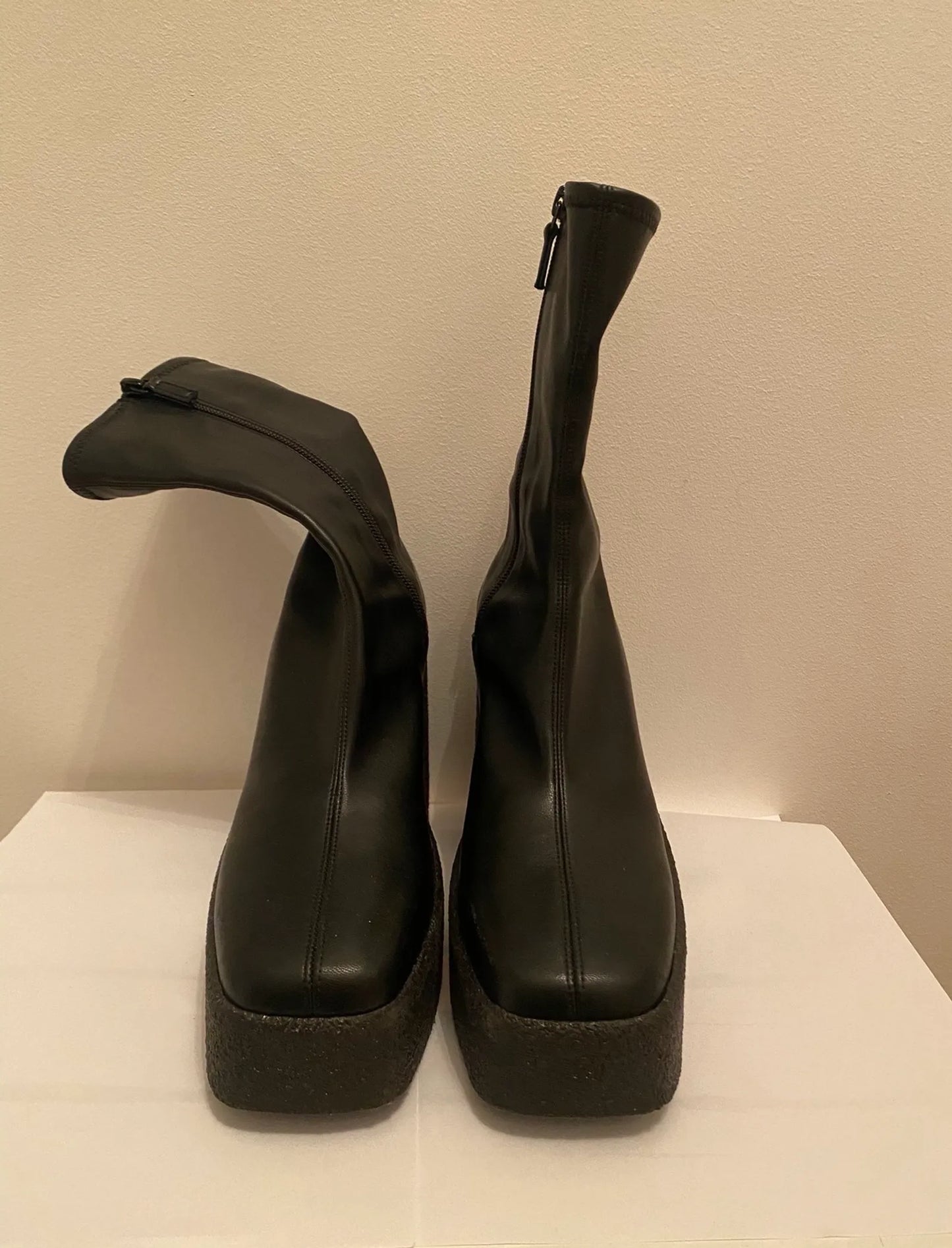 Stella Mccartney Skyla Chunky Platform Ankle-skinnboots