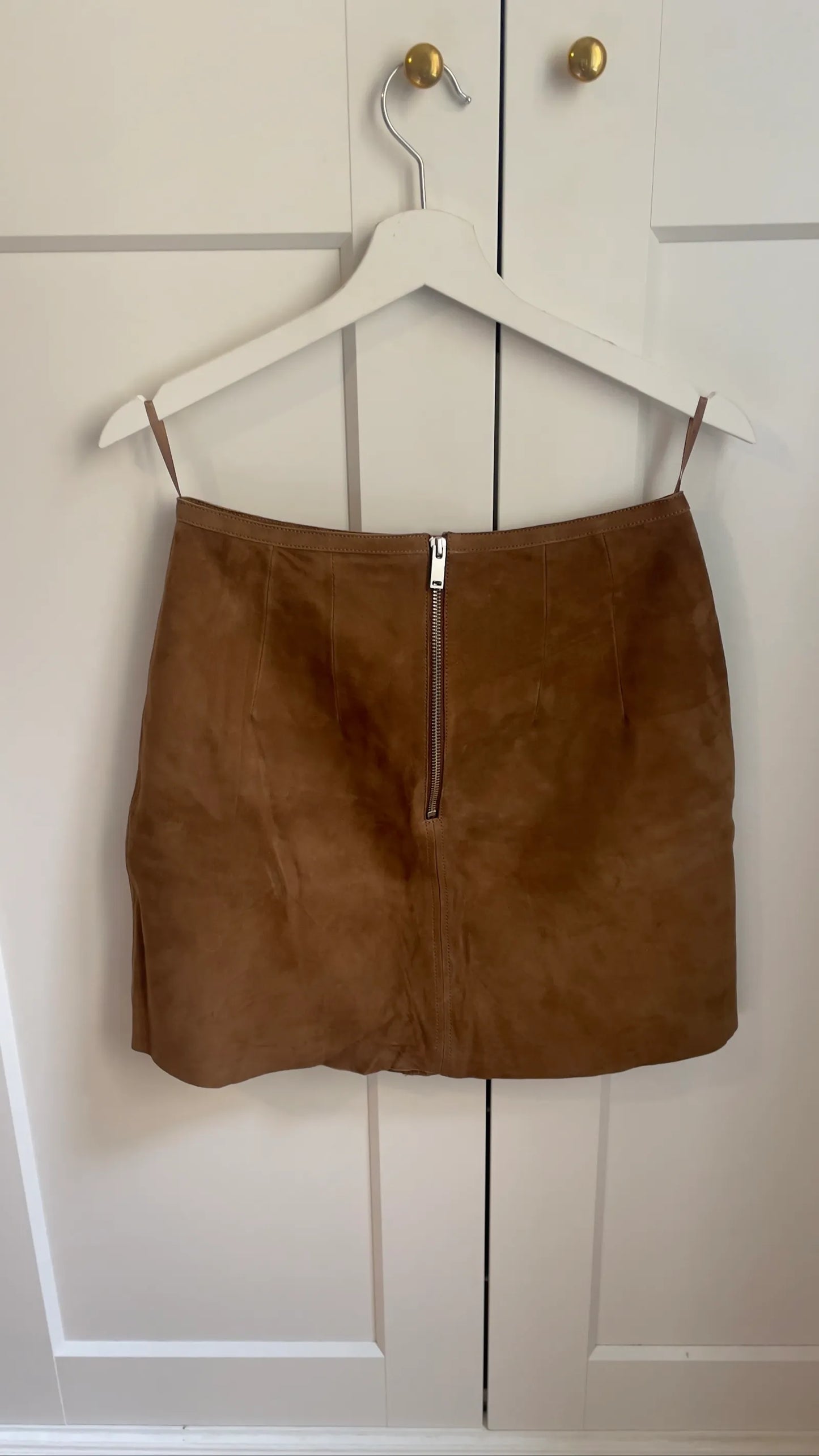 Dagmar Mini Suede-kjol NWOT