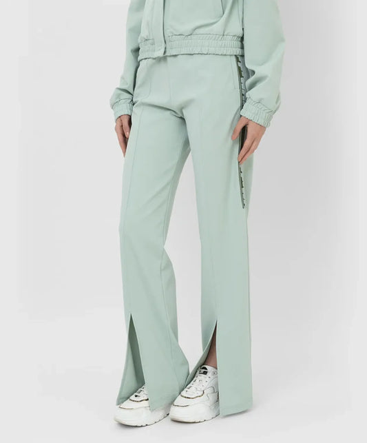 Off-White Athleisure Split Track In Seafoam Green Trousers