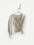 Frame Denim-sidenblus NWOT