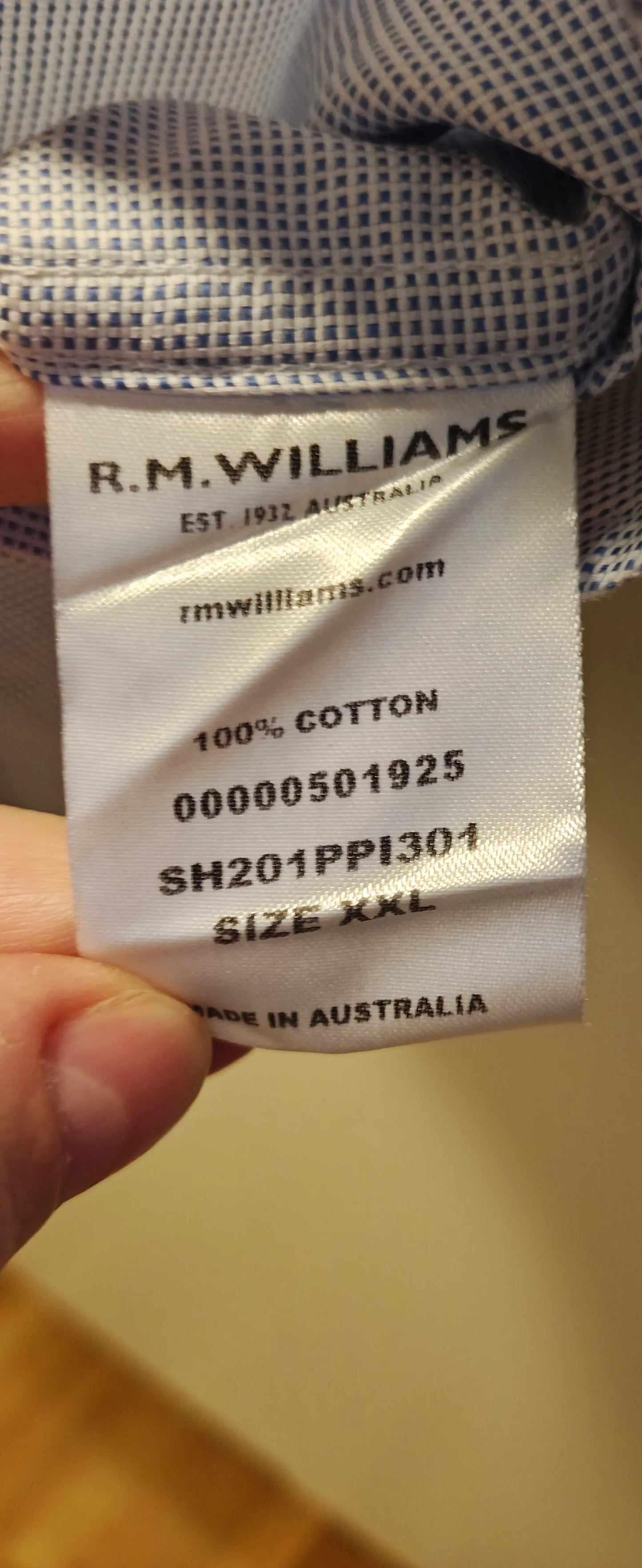 R.M.Williams-skjorta NWOT