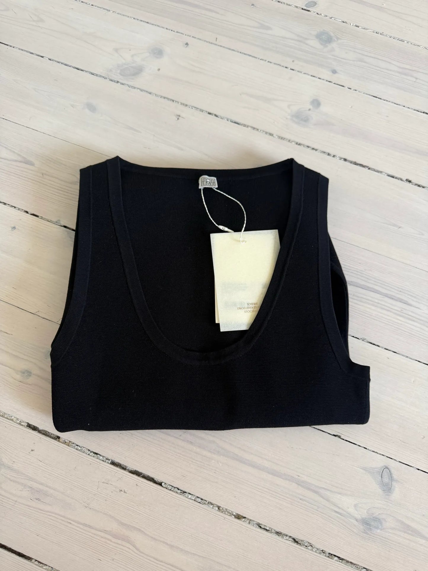 Toteme Short Tank Black-klänning NWT