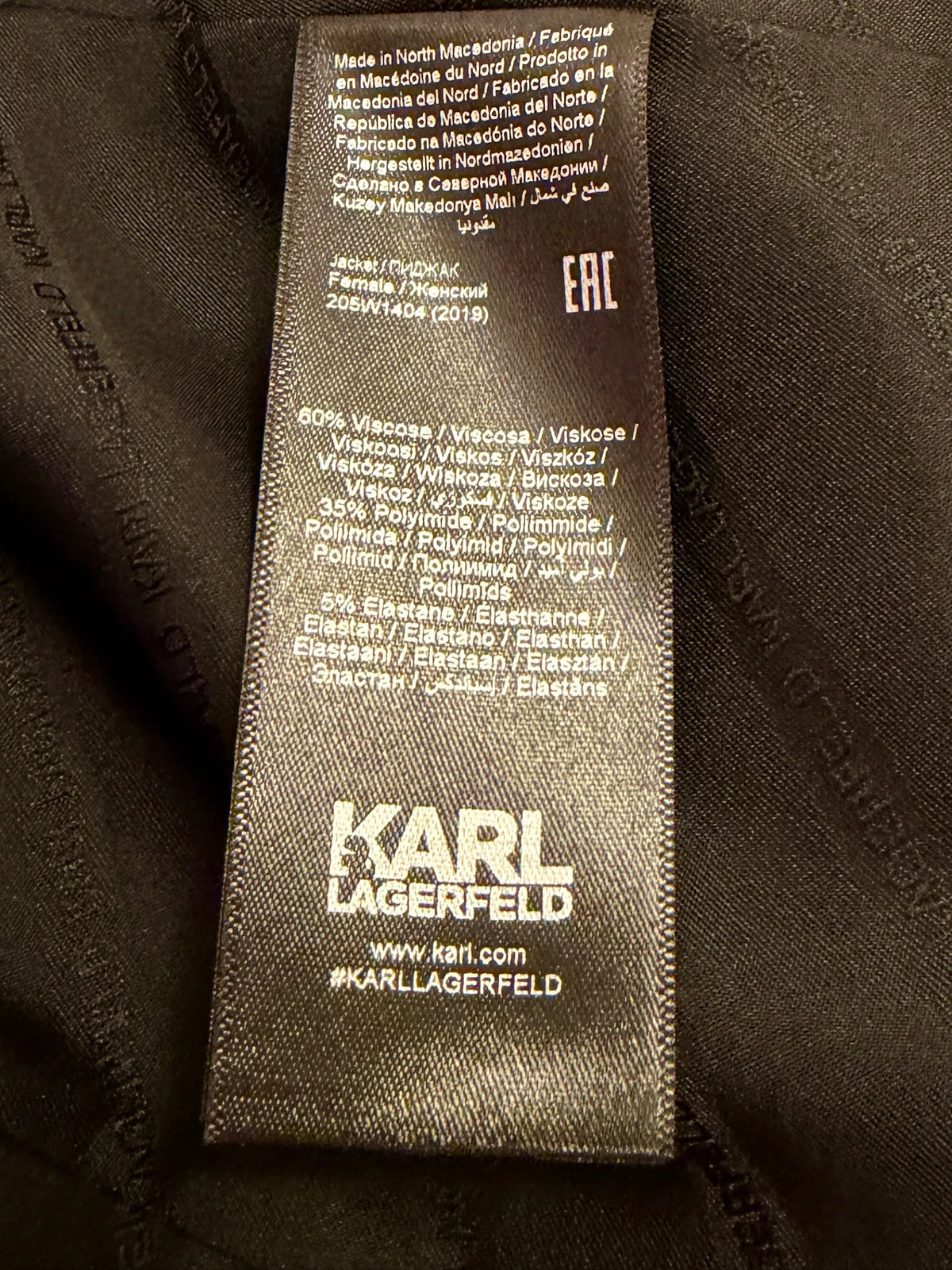 Karl Lagerfeld-kavaj