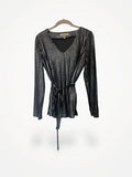 Whyred Sobe Silver-blus NWOT