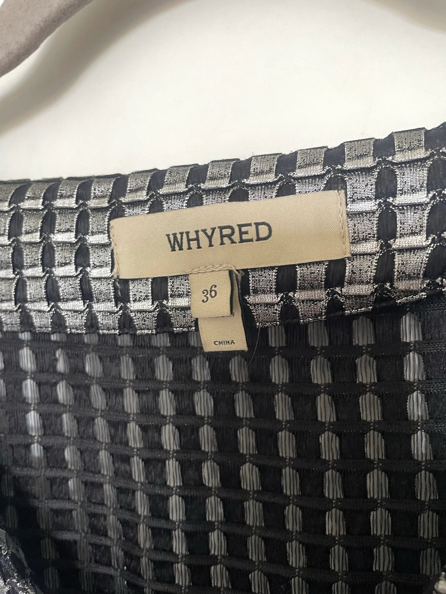 Whyred Sobe Silver-blus NWOT