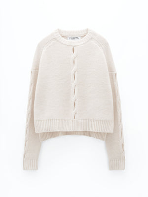 Filippa K Braided Wool Sweater
