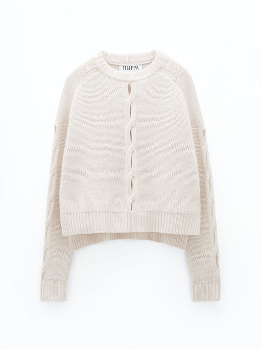 Filippa K Braided Wool-ulltröja