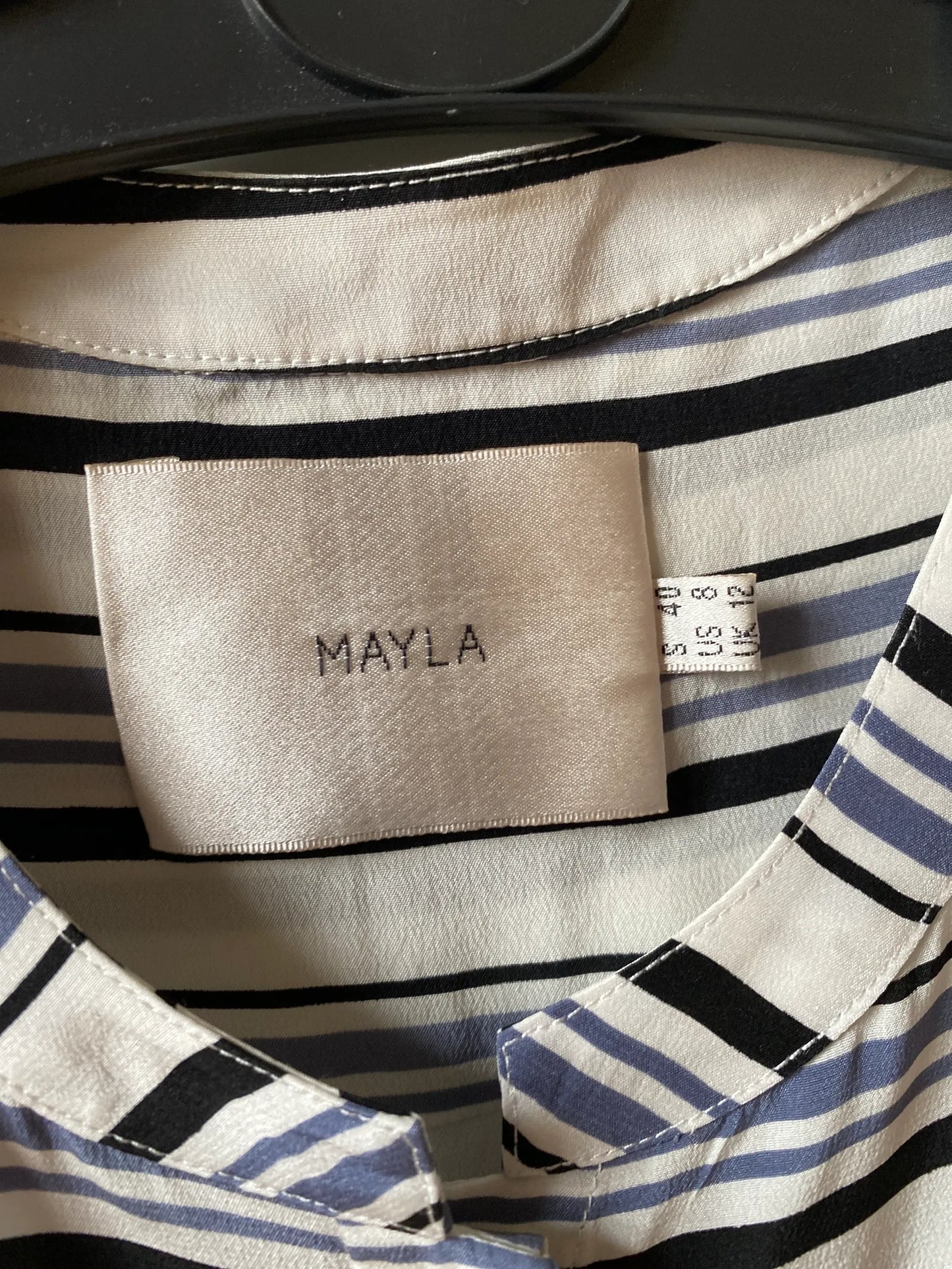Mayla-sidenklänning