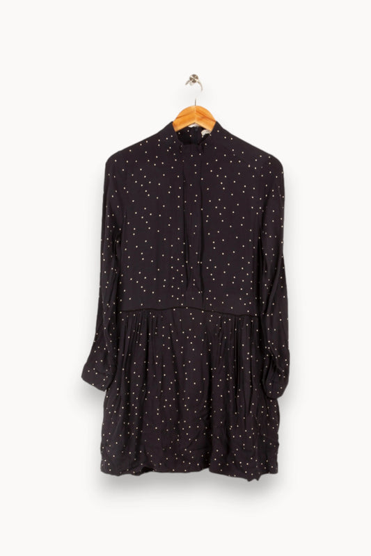 Ganni Rosemont Crepe-klänning NWOT