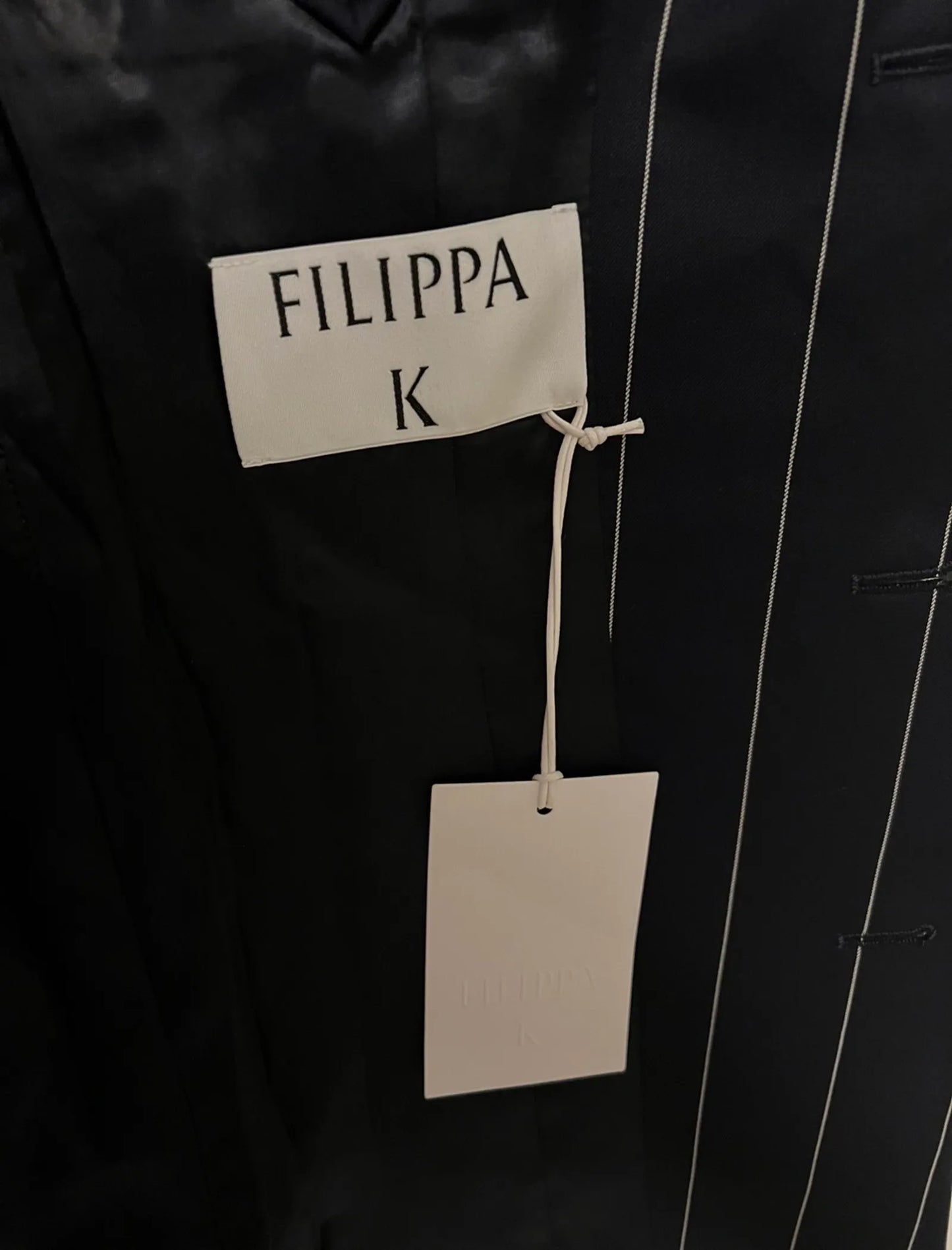 Filippa K Wool Pinstripe-ullkavaj NWT