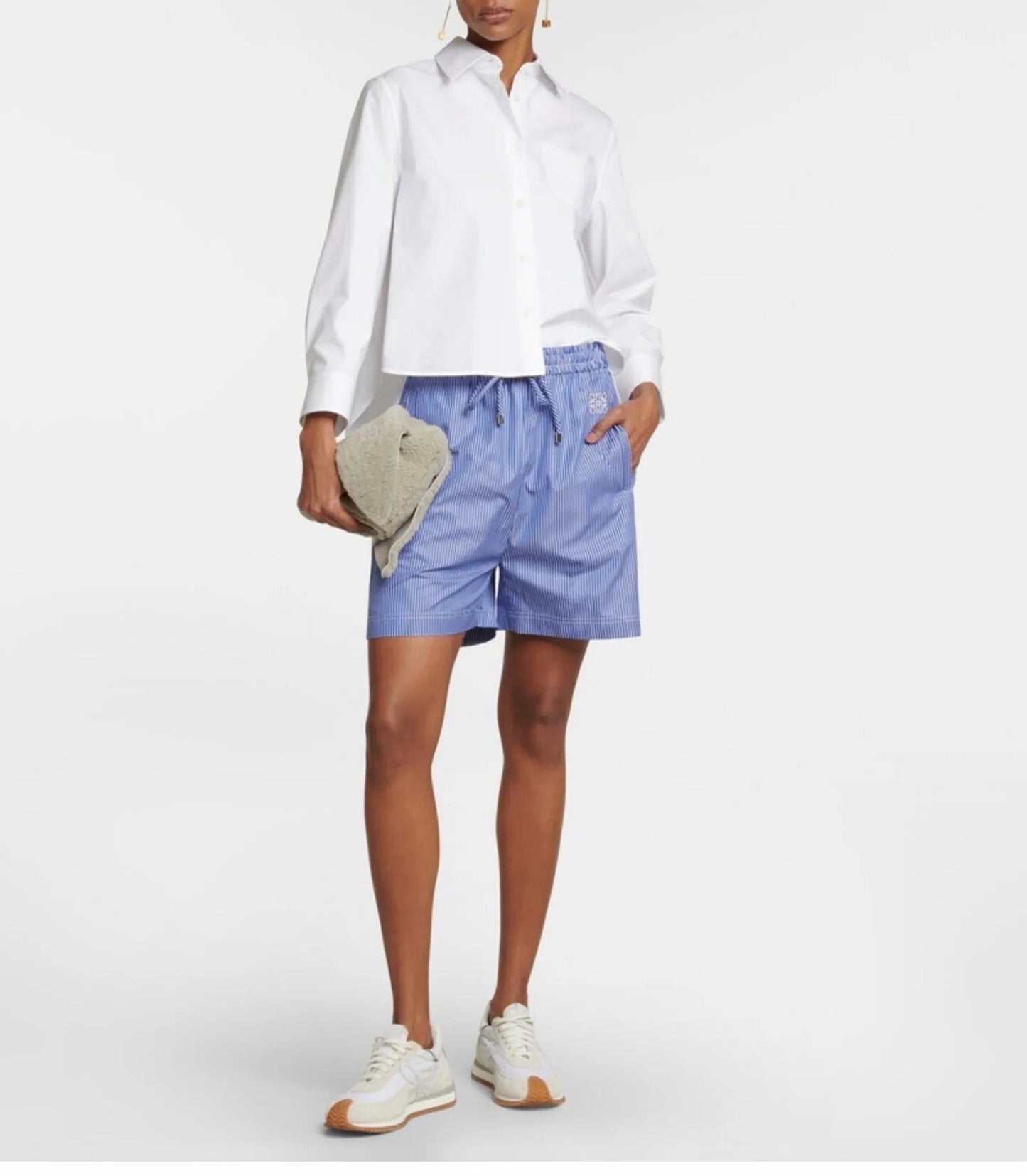 Loewe Striped-shorts NWOT
