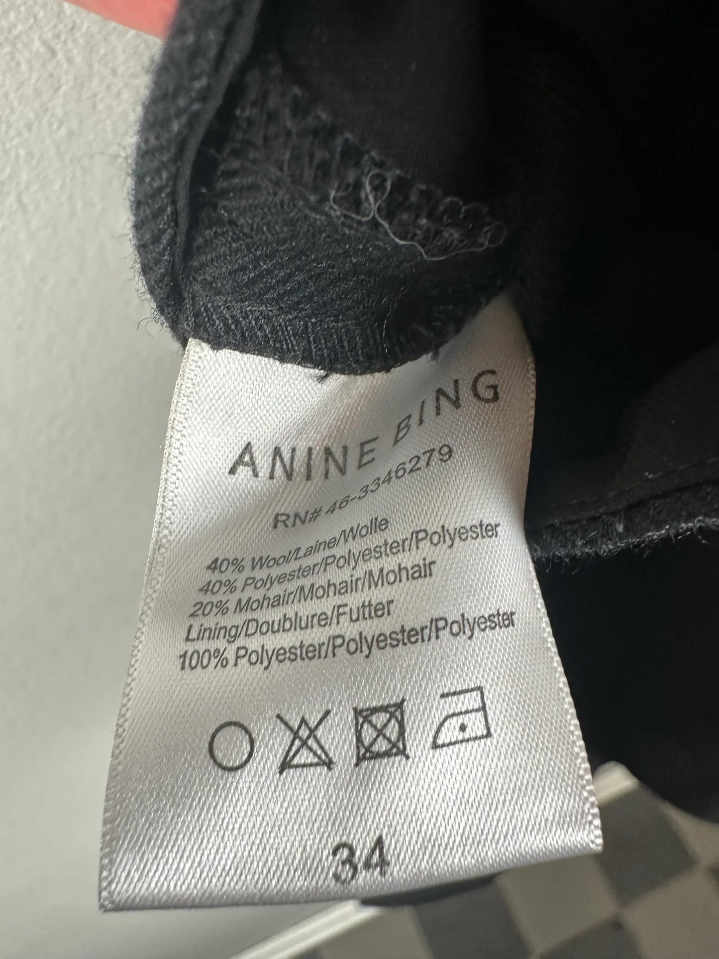 Anine Bing Suit Trousers