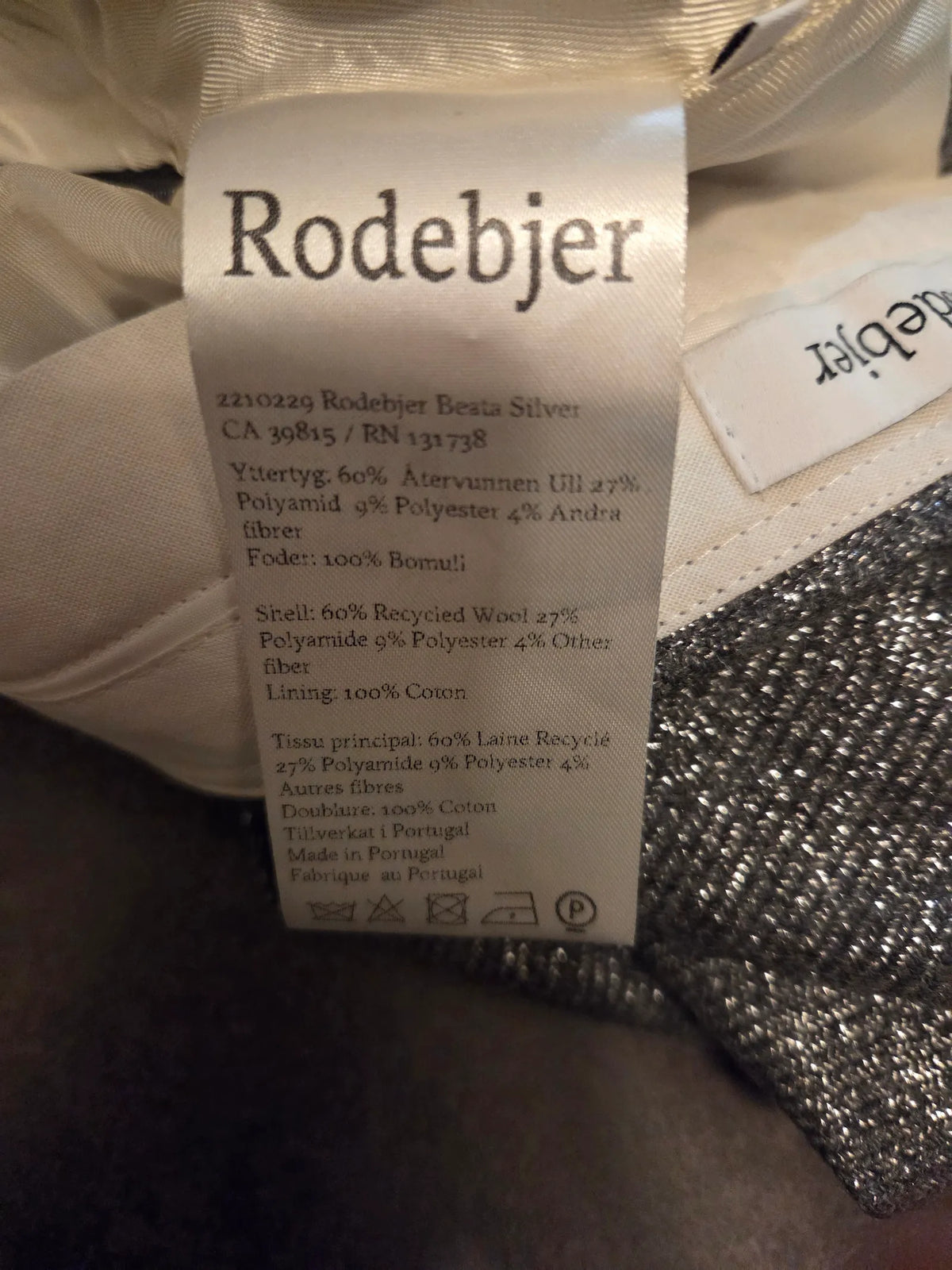 Rodebjer Beata Silver Skirt