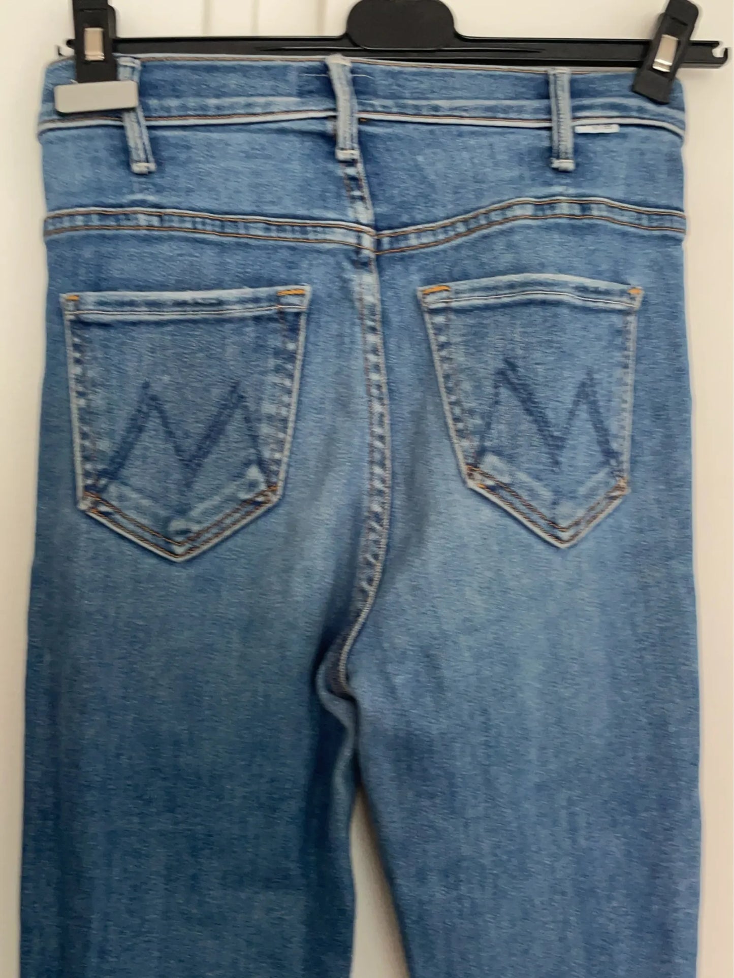 Mother The Hustler Ankle Fray-jeans