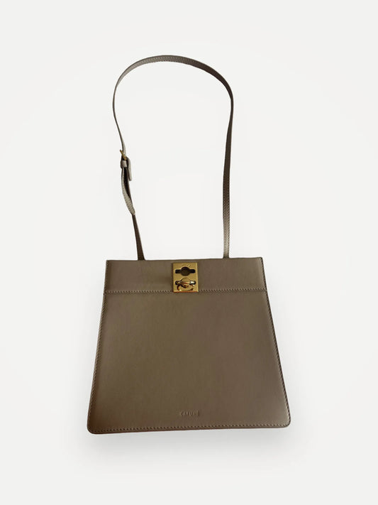 Cafune Stance Claspe Taupe Shoulder bag