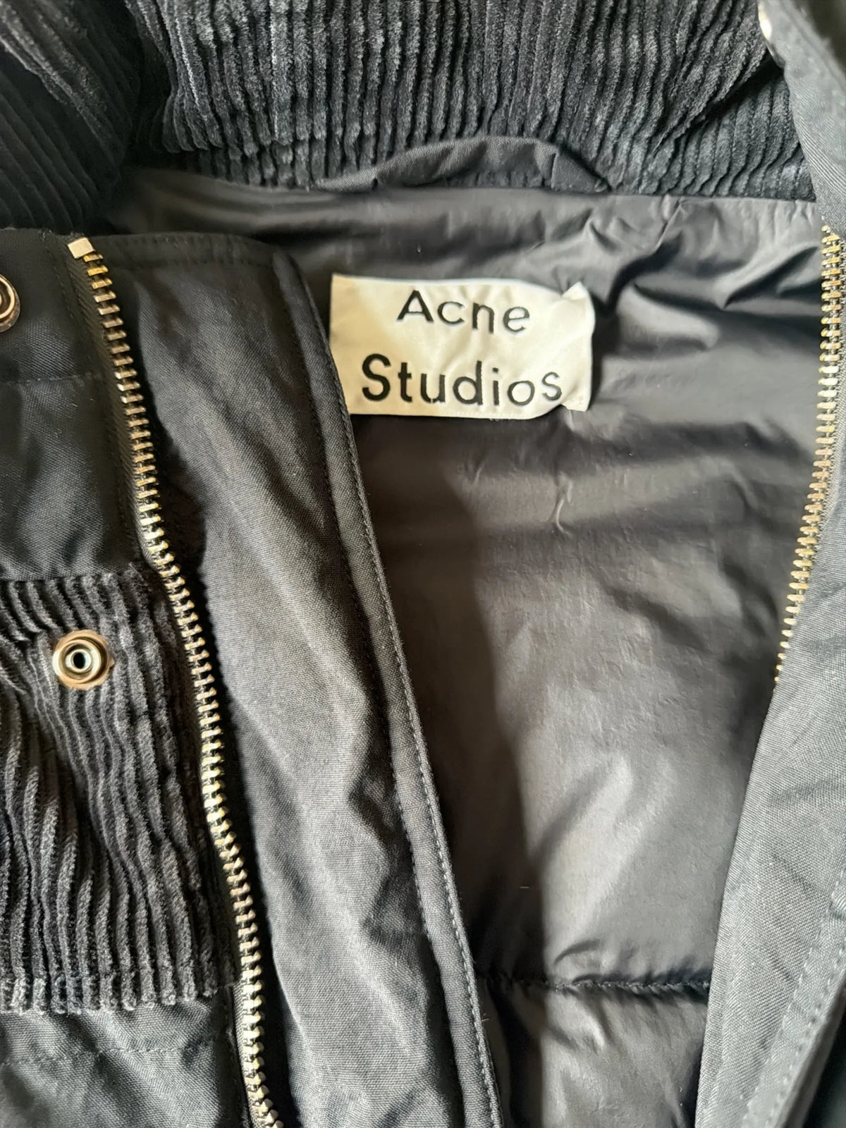 Acne Studios Orfeo Canvas-dunjacka