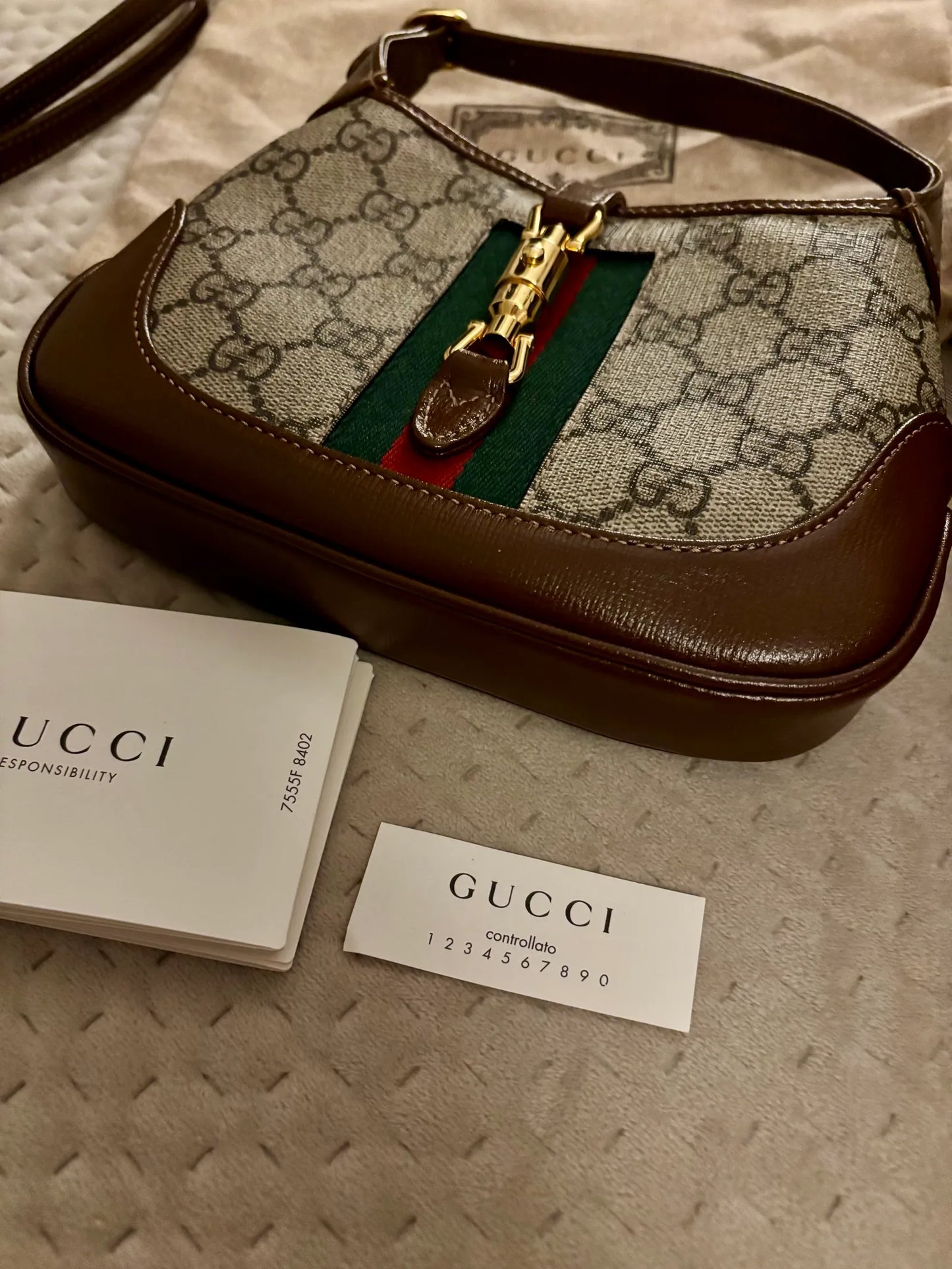 Gucci Jackie Mini 1961 Gg Supreme Handbag