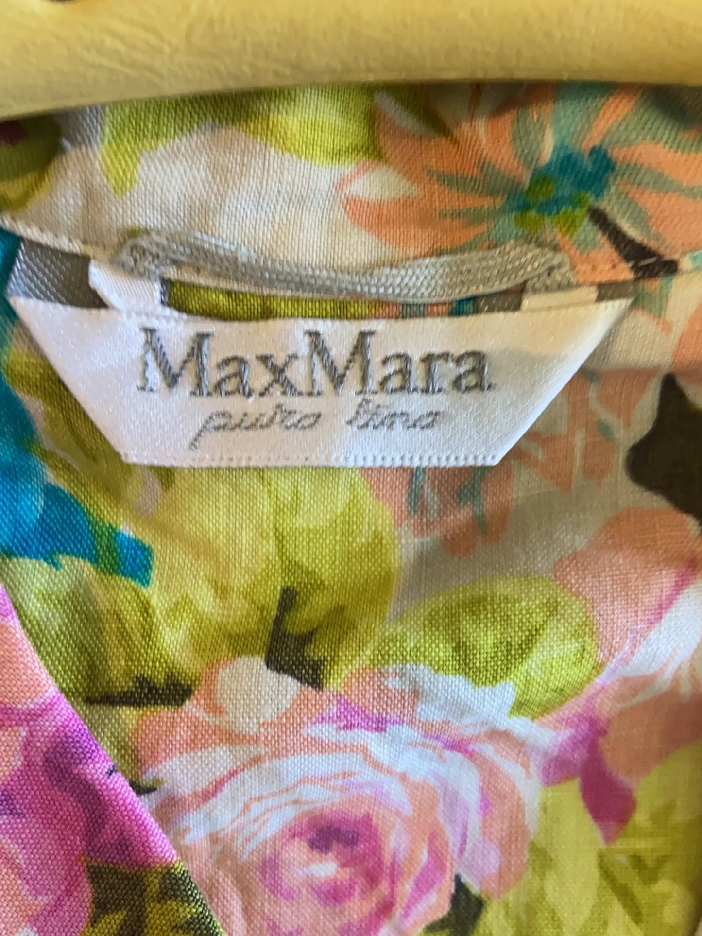 Max Mara-linneskjorta