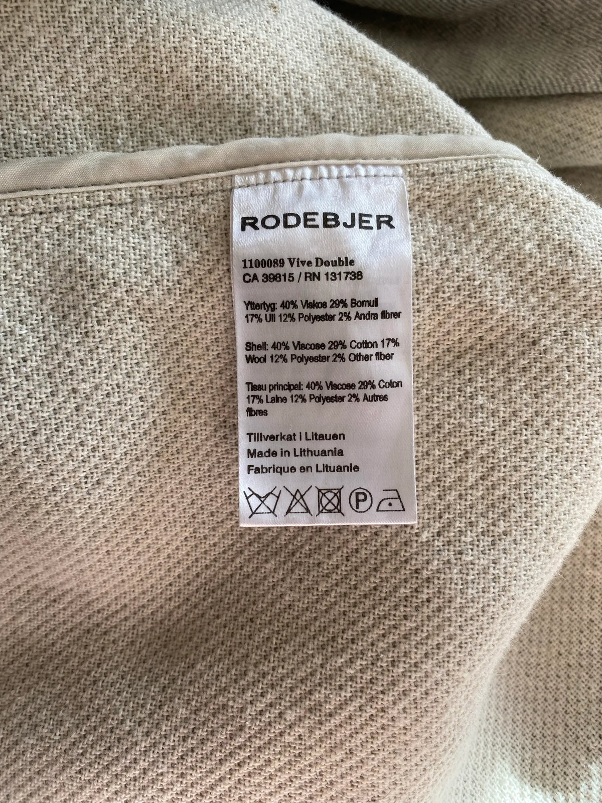 Rodebjer Vive Double-kappa