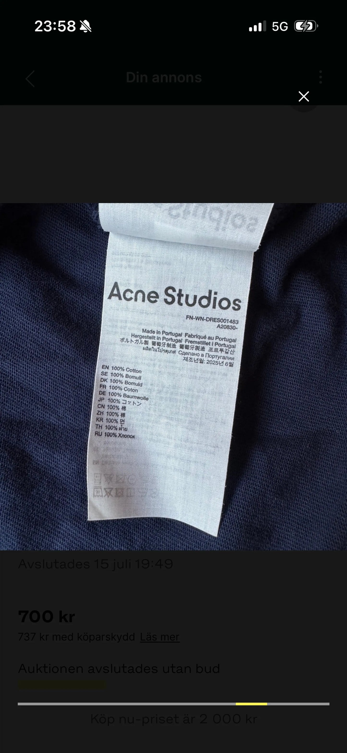 Acne Studios-tröja