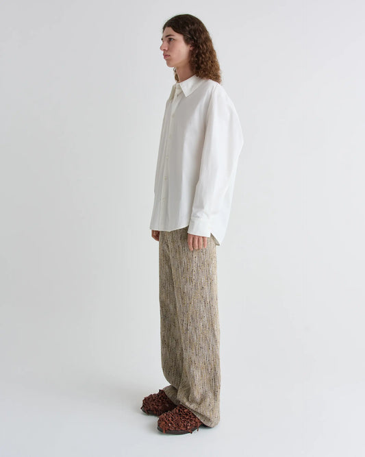 Séfr Trino White Poplin-skjorta