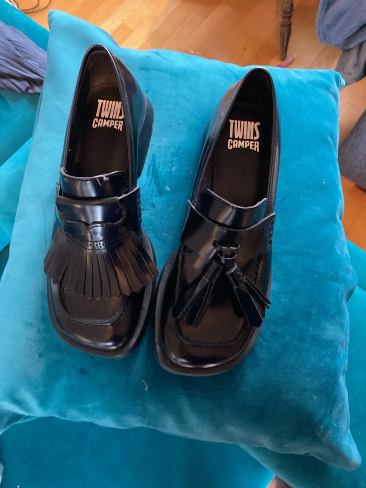 Camper Twins-skinnloafers NWOT
