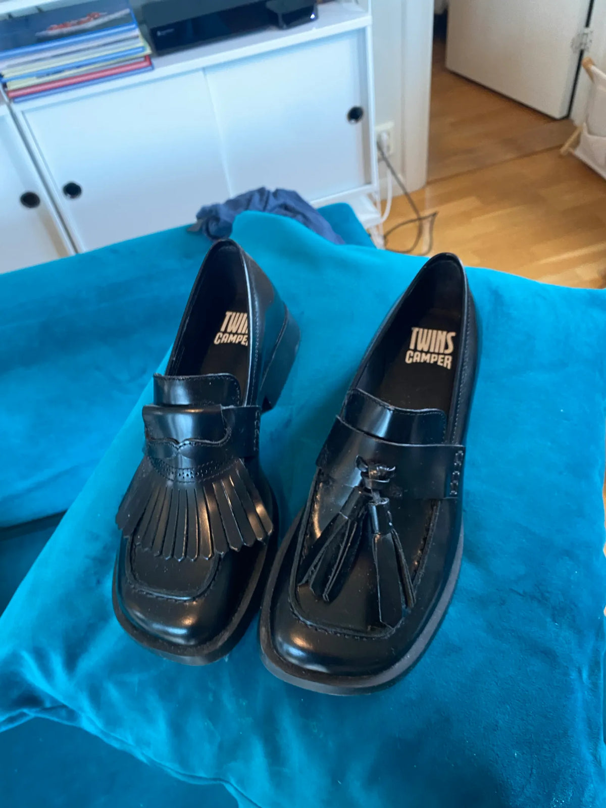 Camper Twins-skinnloafers NWOT