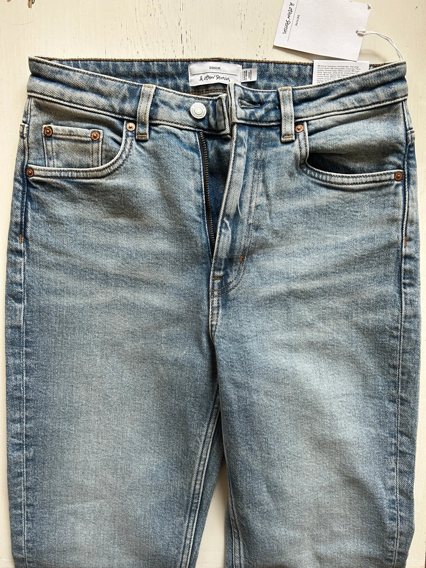 & Other Stories High Waist Slim Jeans