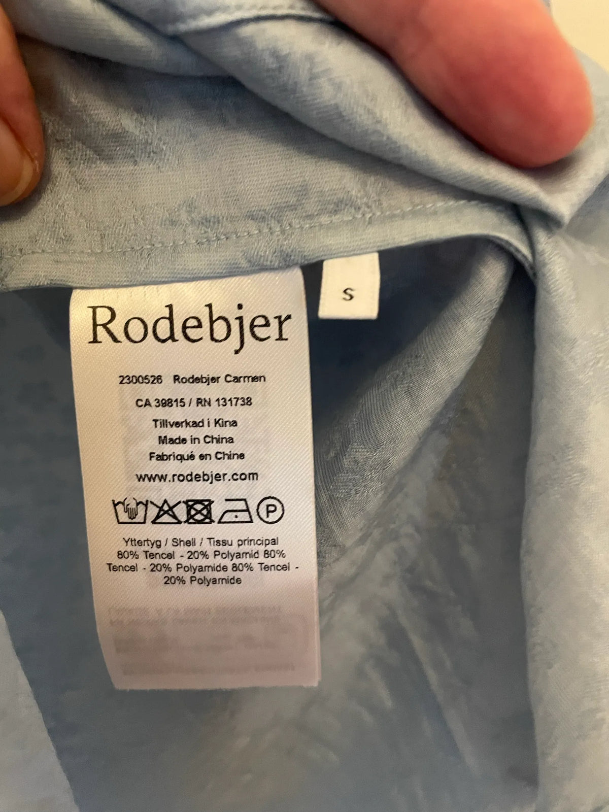 Rodebjer Carmen-skjorta NWOT
