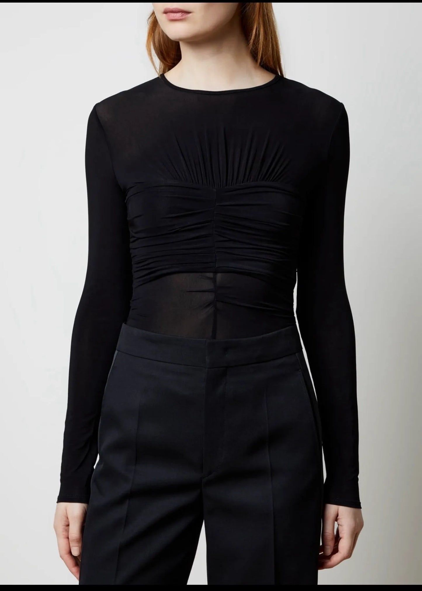 Isabel Marant Jalila Gathered/ruched Jersey – Black Top
