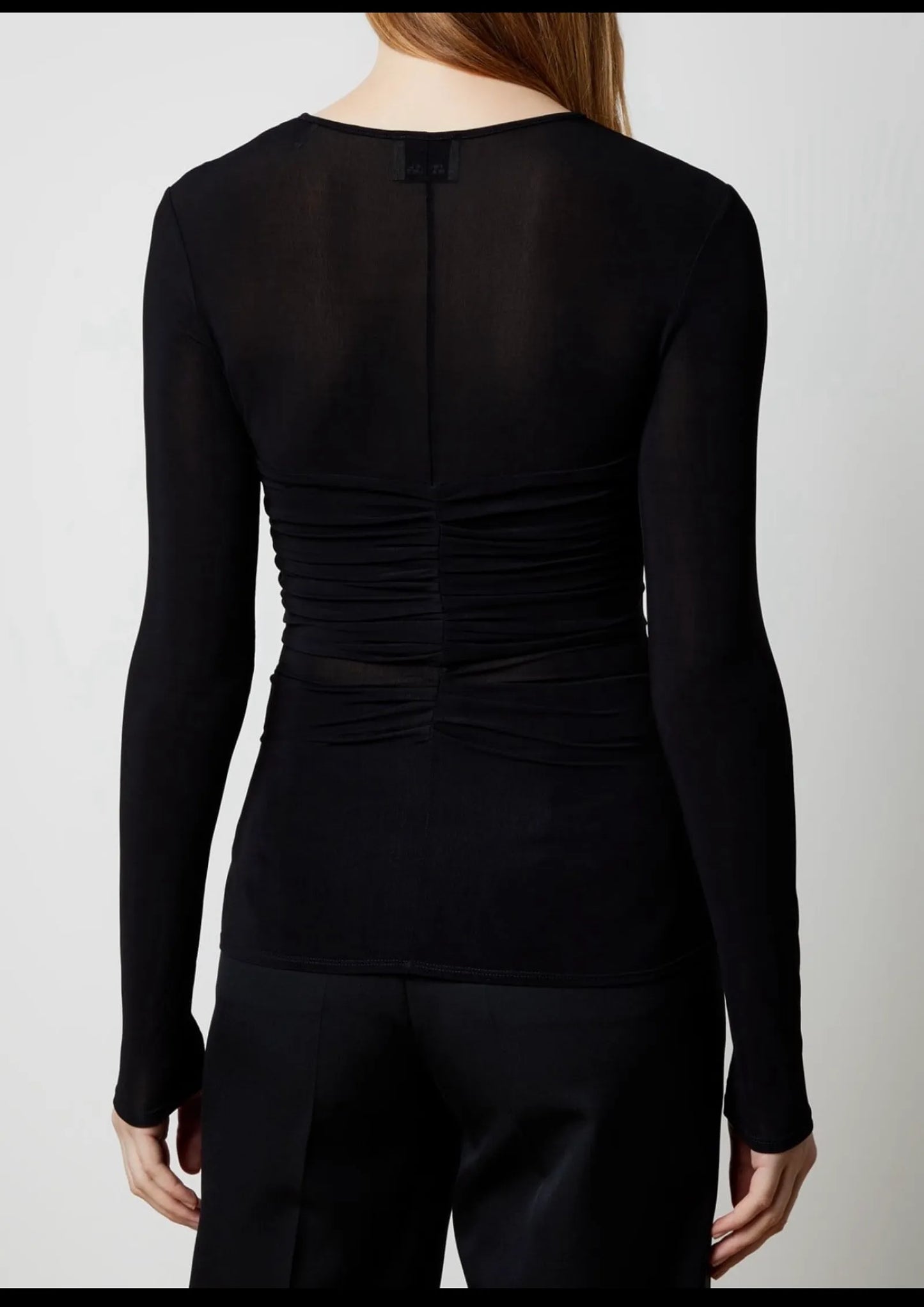 Isabel Marant Jalila Gathered/ruched Jersey – Black Top