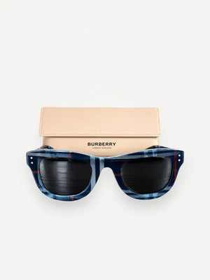 Burberry Sidney, Navy Check Sunglasses