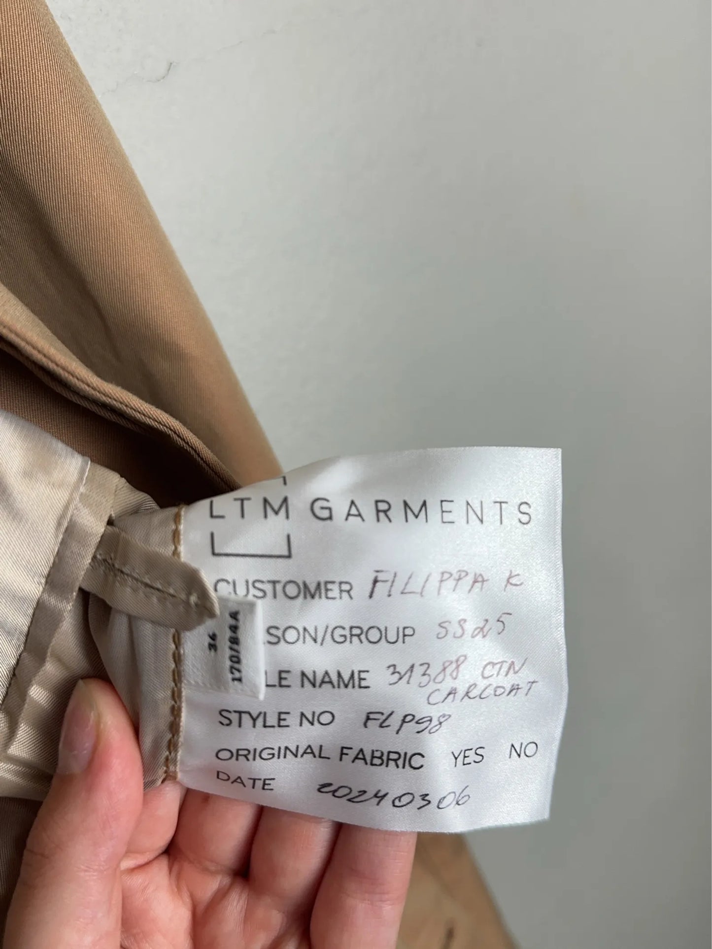 Filippa K 31388 Ctn Carcoat-trenchcoat NWOT