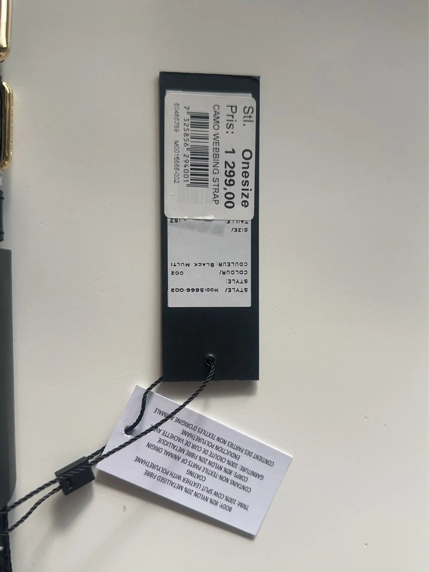 Marc Jacobs Black Multi-axelremsväska NWT