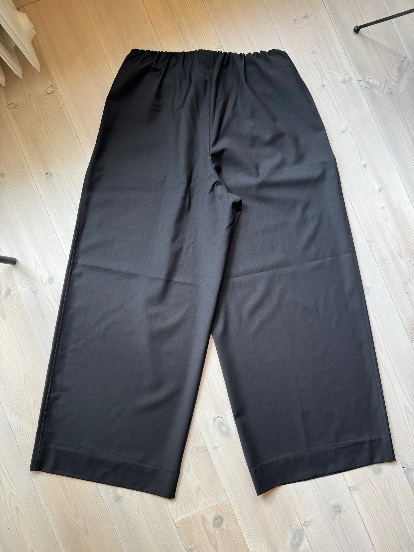 Toteme Drawstring Dinner Black-ullbyxor NWT