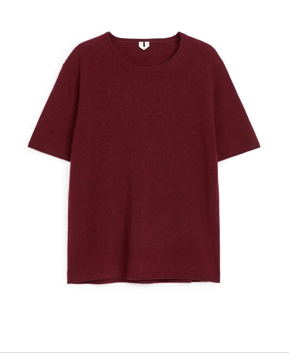 Arket Cashmere T- Burgundy Sweater
