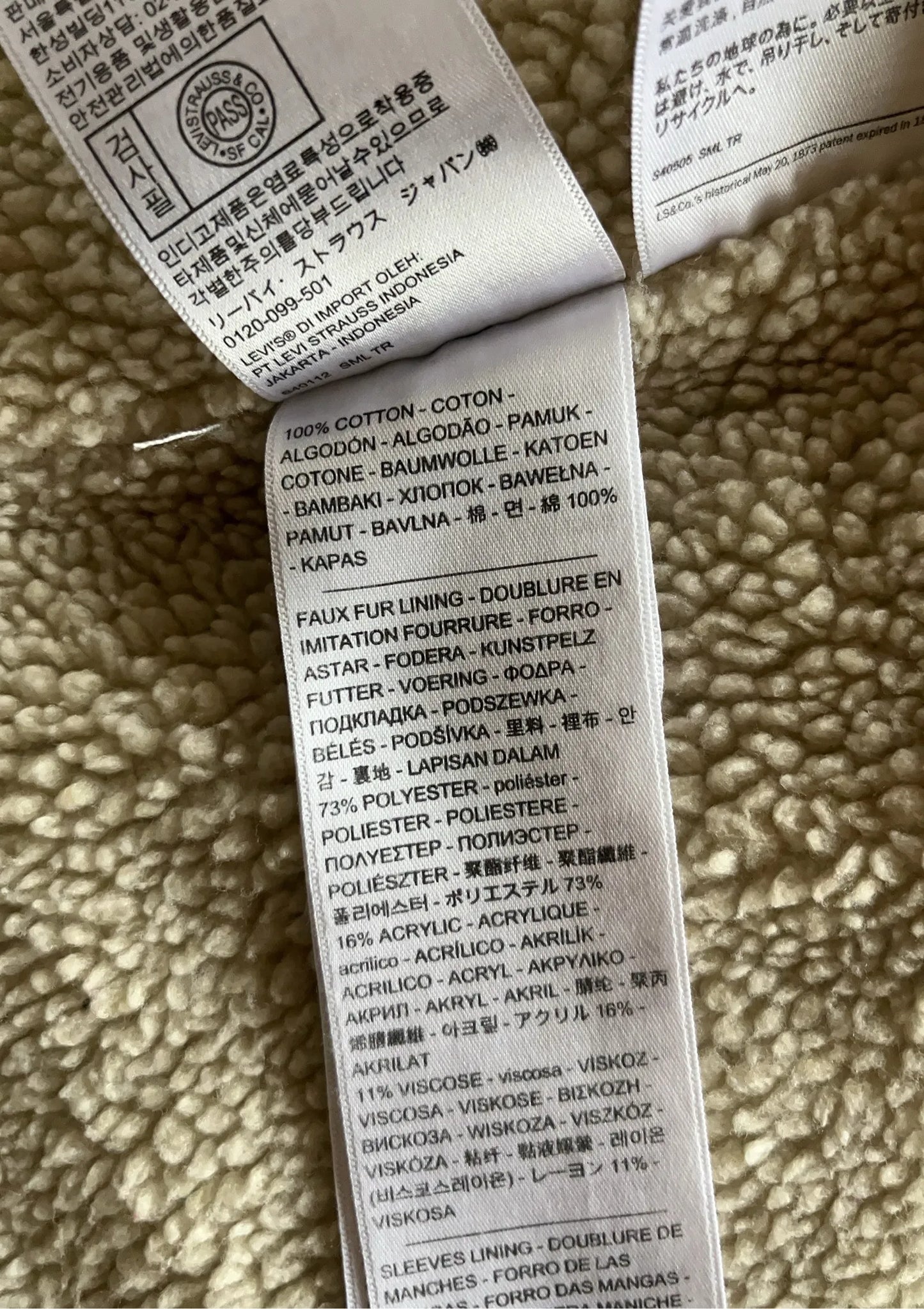 Levi's-fritidsjacka NWOT