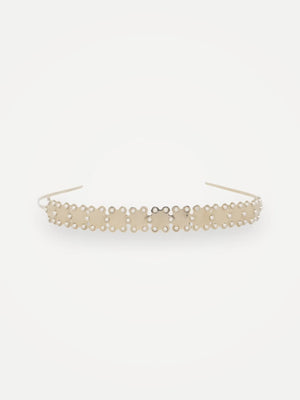 Valentino Flower Embellished Headband Hat