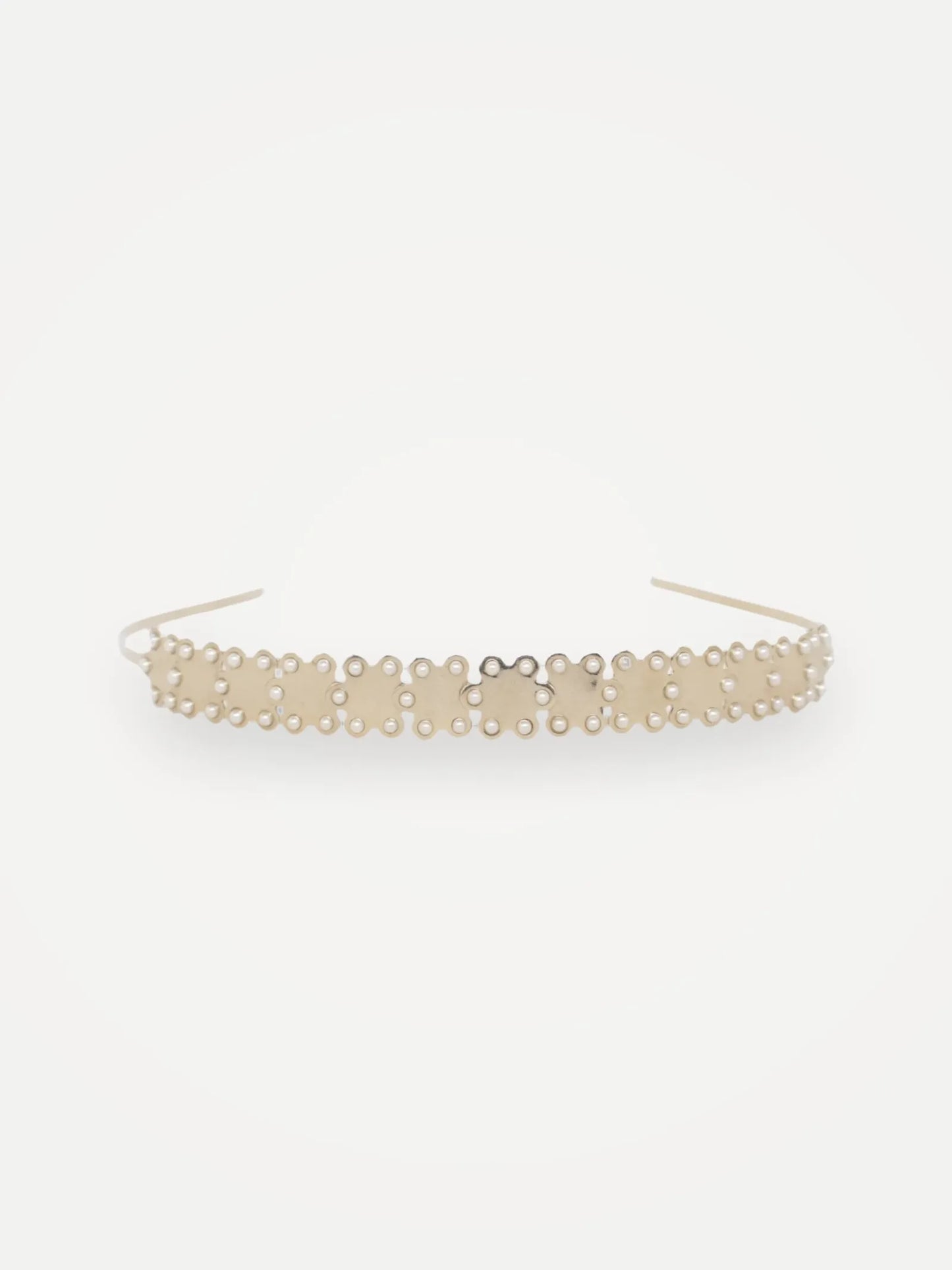 Valentino Flower Embellished Headband Hat