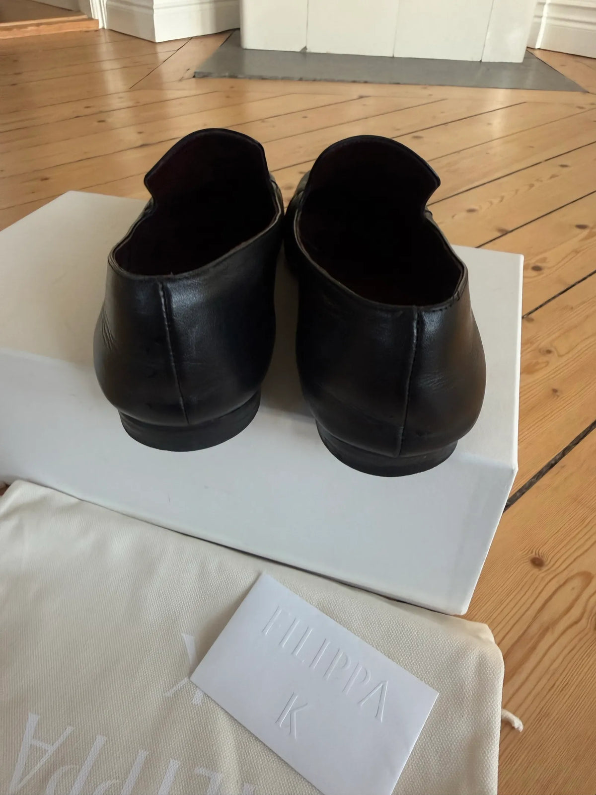Filippa K Logo Soft-skinnloafers