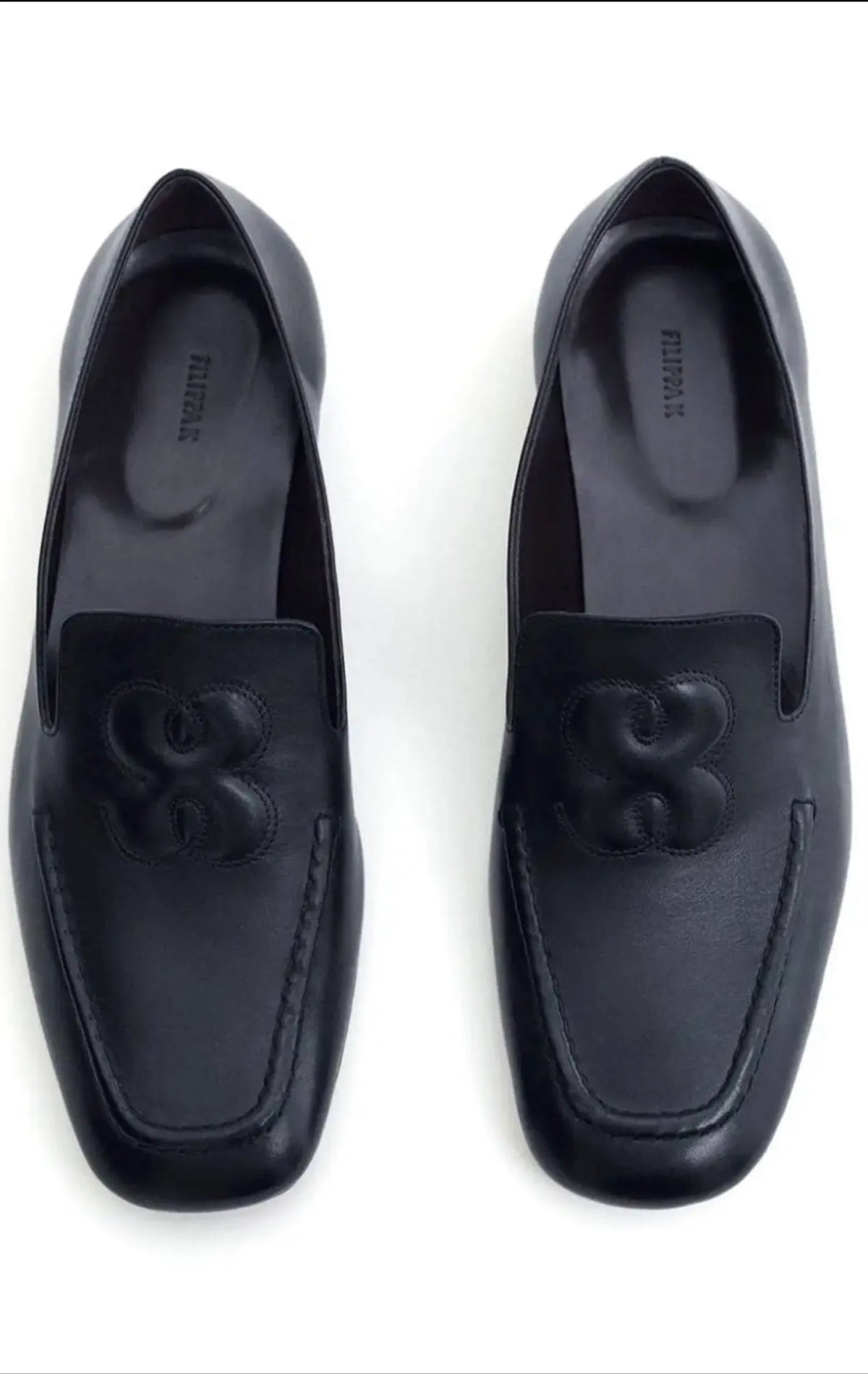 Filippa K Logo Soft-skinnloafers