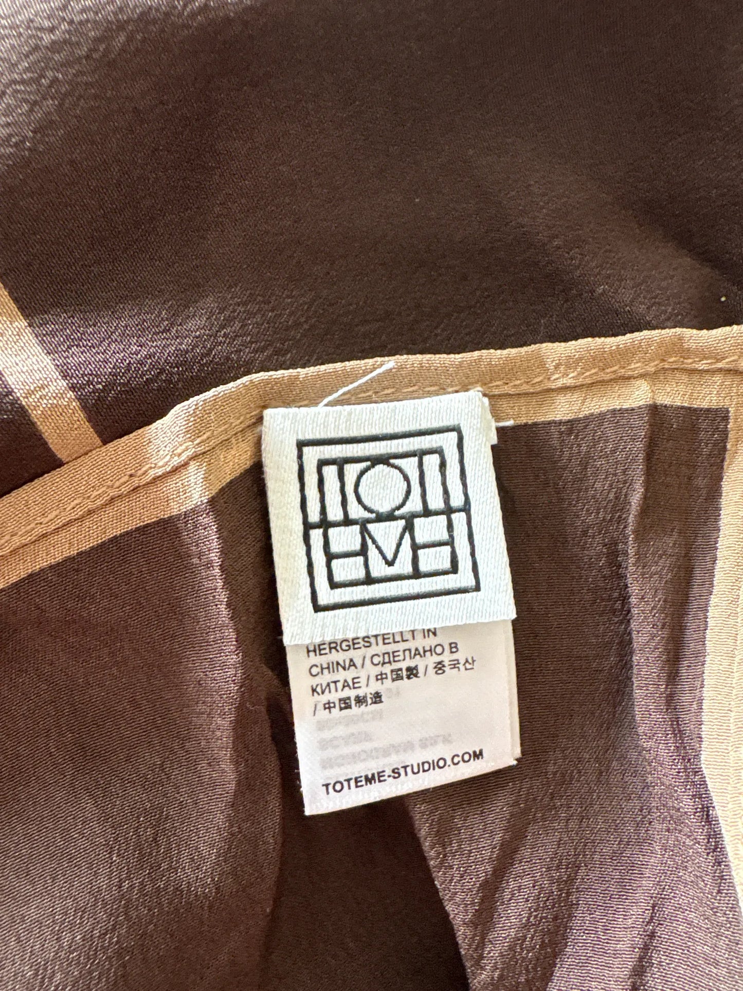 Toteme Venezia Silk-sidensjal