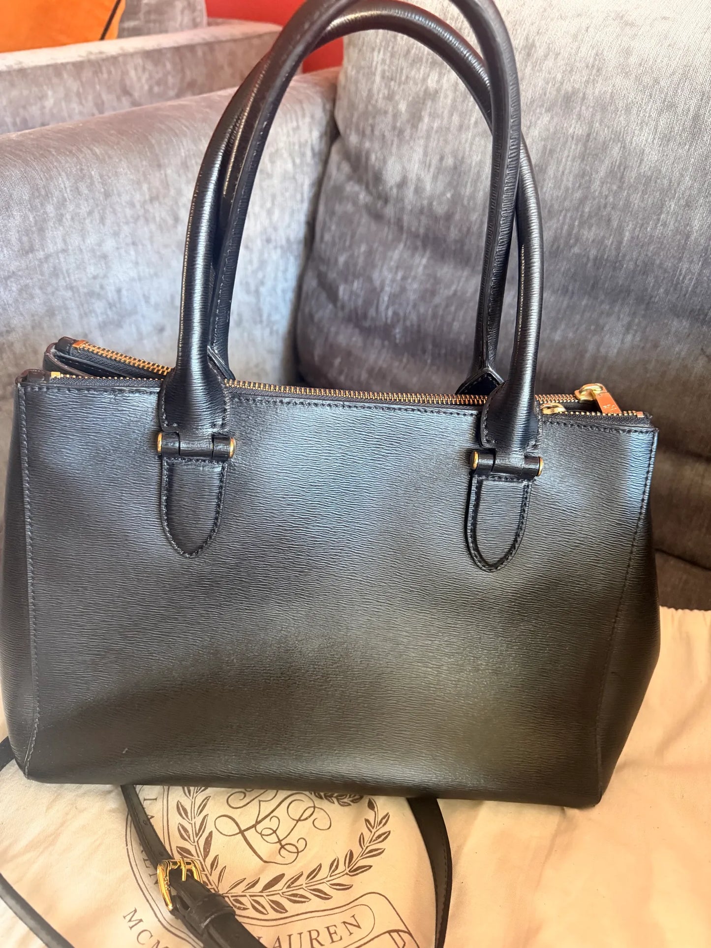 Ralph Lauren-skinnhandväska