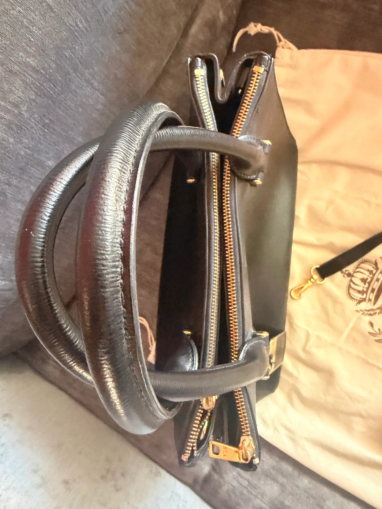 Ralph Lauren-skinnhandväska